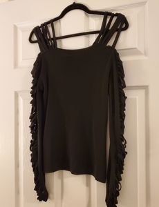 Boston Proper Slashed Sleeve Sweater